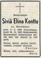 Kontto Siviä