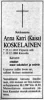 Koskelainen Anna