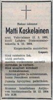 Koskelainen Matti