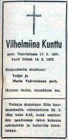 Kunttu Vilhelmiina