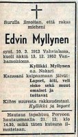 Myllynen Edvin