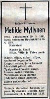 Myllynen Matilda