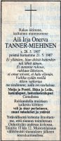 Tanner-Miehinen Aili