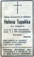 Tupakka Helena