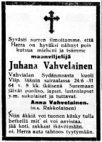 Vahvelainen Juhana