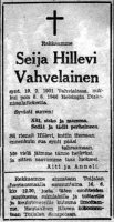 Vahvelainen Seija