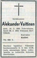 Vaittinen Alexander