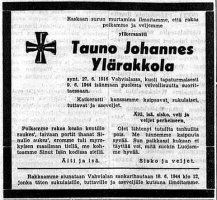 Ylärakkola Tauno