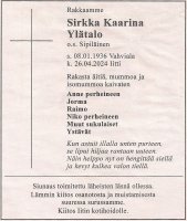 Ylätalo Sirkka