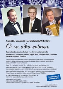 Oi sa aika entinen, Seppo Hovin konsertti